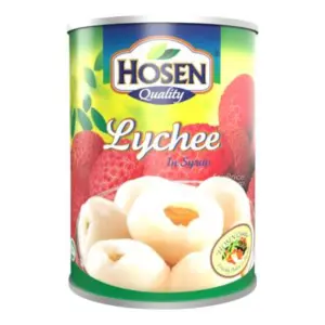 Hosen Lychee In Syrup 565g