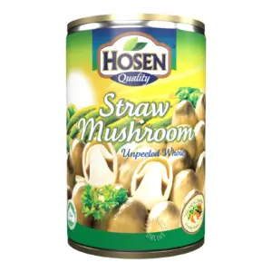 Hosen Straw Mushroom (Unpeeled Whole) 425g