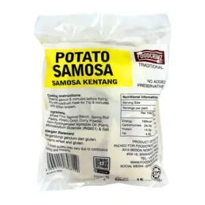 FoodCrumz Potato samosa/samosa kentang 500g