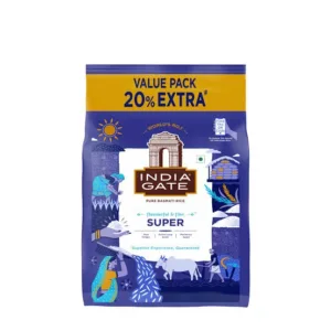 India Gate Basmati Rice Super 1kg+20% Extra