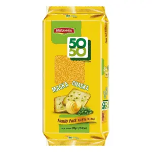 Britannia 50 50 Maska Chaska Crackers Family Pack 372g