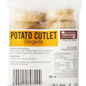 FoodCrumz Potato Cutlet(Begedil Kentang) 400gm