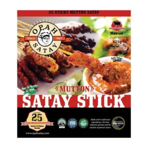 Raw Mutton Satay (25 sticks with gravy)