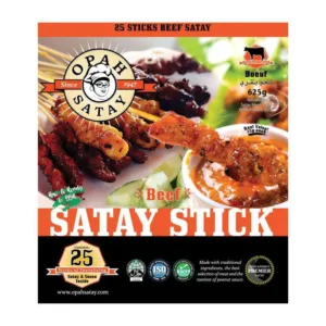 Raw Beef Satay (25 sticks with gravy)